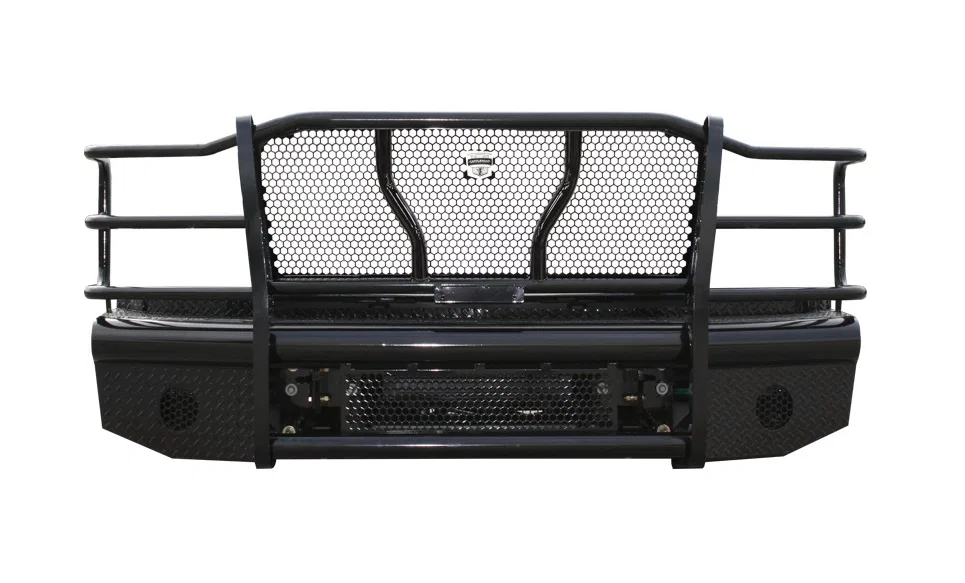 2200P – CATTLEMAN Bumper, One Piece Design Direct Fit Mounting Hardware Included With Grille Guard Without Winch Moun...
